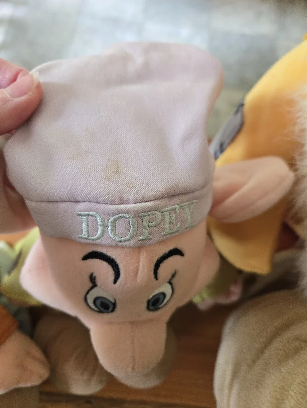 Vintage 90s Disney Seven Dwarfs Plushies